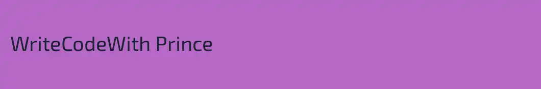 WriteCodeWith Prince